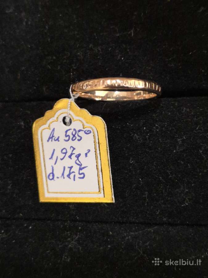 Auksiniai žiedai nuo 67 Eur - nuotraukos Nr. 4