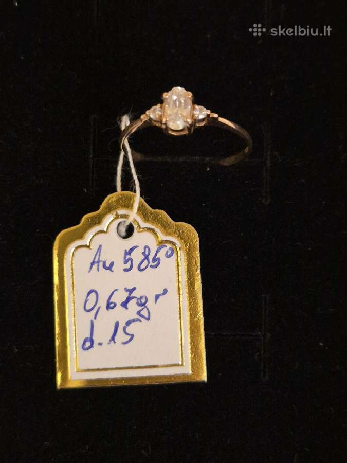 Auksiniai žiedai nuo 67 Eur - nuotraukos Nr. 16