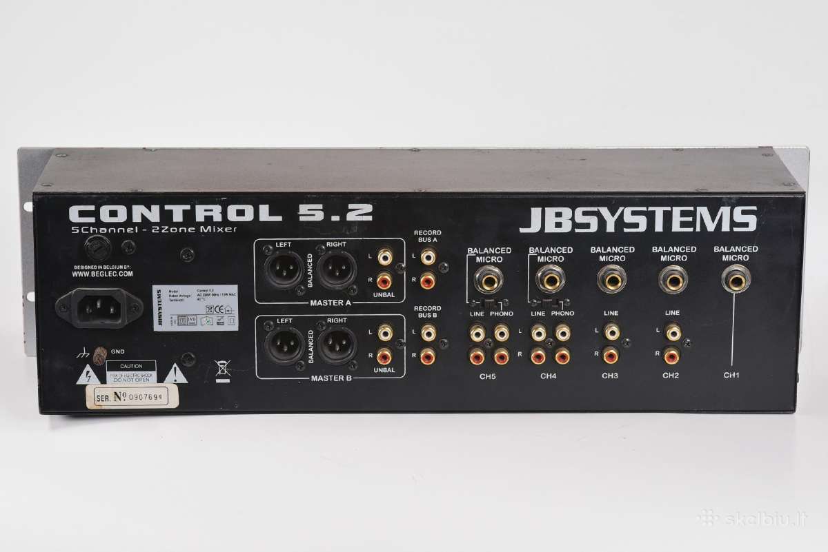 Jb Systems Mix 5.2 - nuotraukos Nr. 6