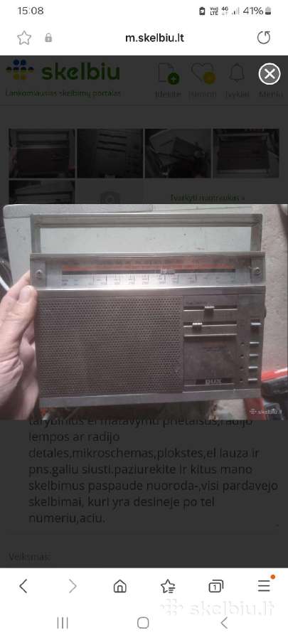 Ivairiausi radijo imtuvai -radijos