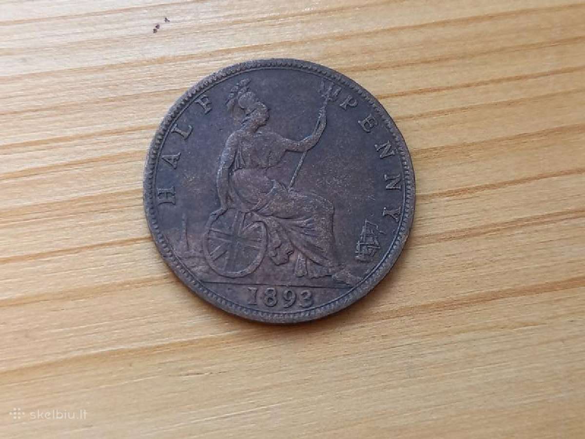 Britanija 1893 1/2 penso - nuotraukos Nr. 2