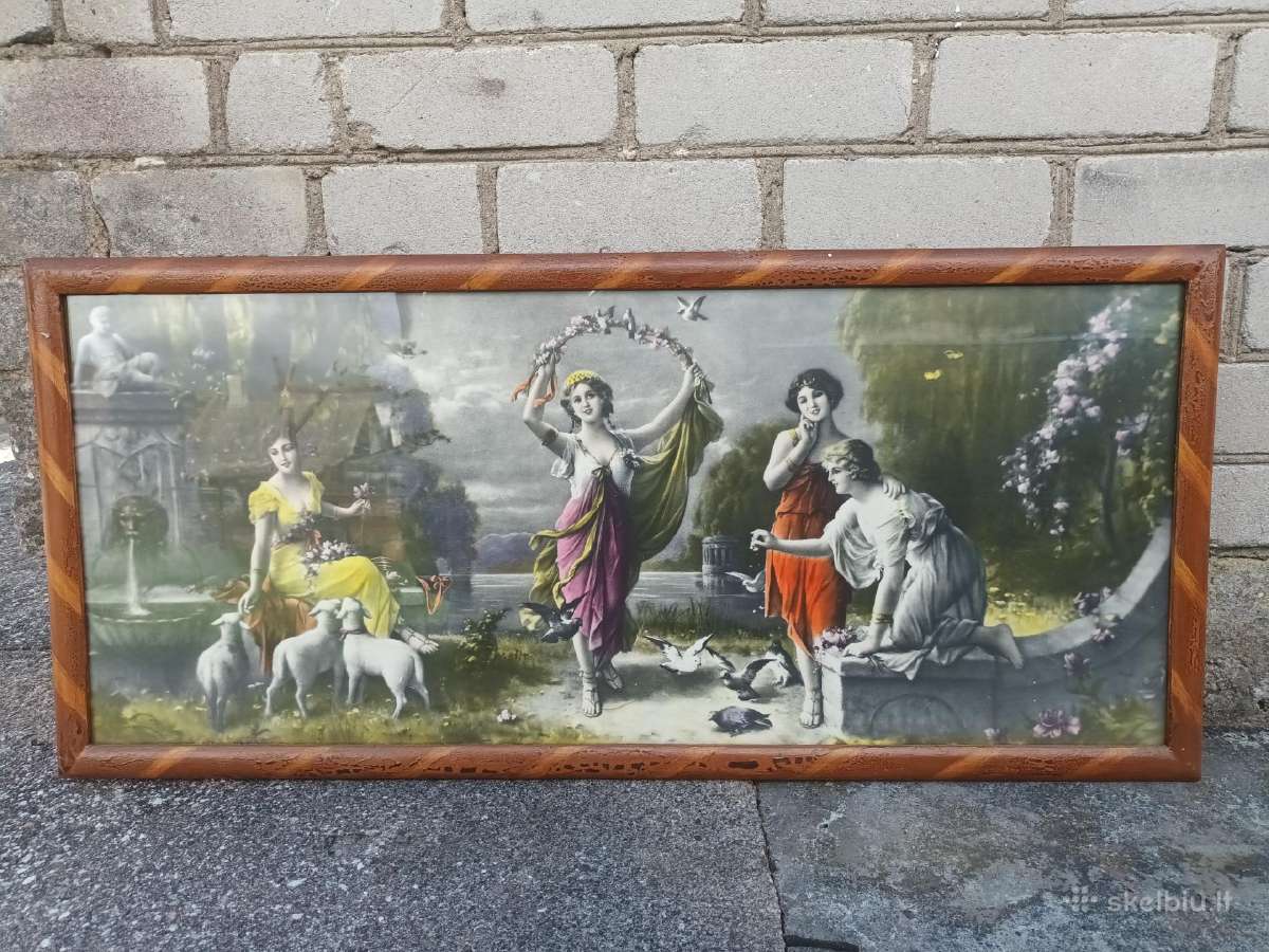 Gražus paveikslas su rėmu