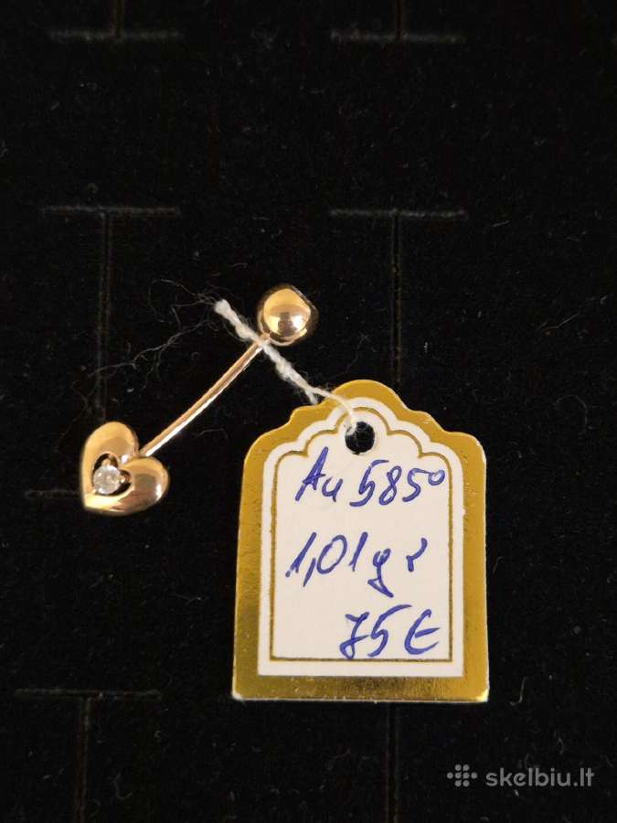 Auksiniai auskarai nuo 70 Eur - nuotraukos Nr. 6