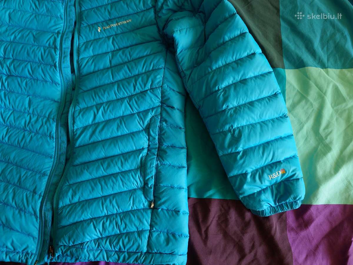 Vyriška pūkine striukė peak performance L-XL. - nuotraukos Nr. 2