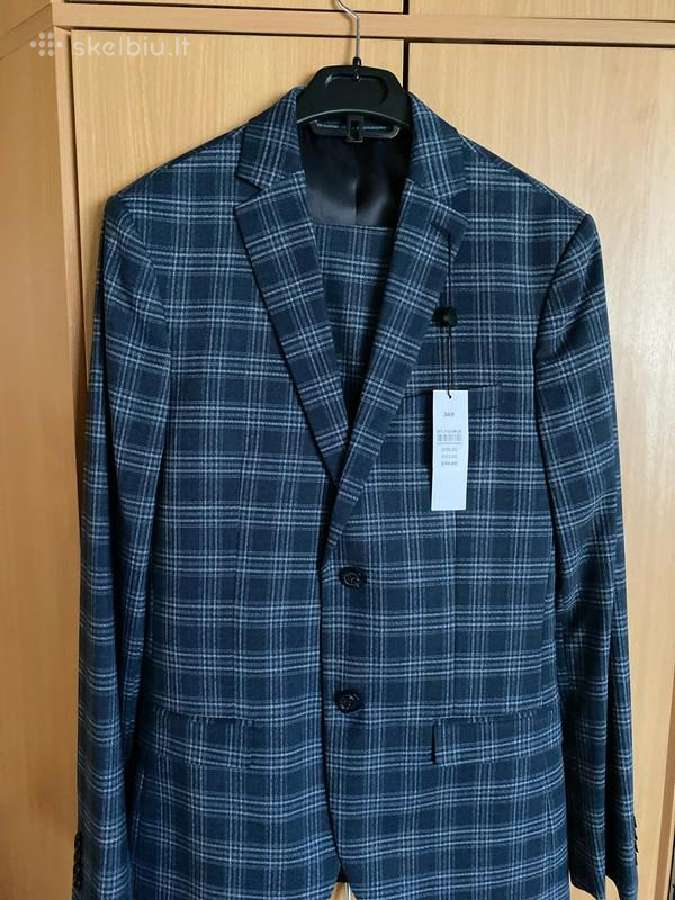 Naujas languotas vyriškas Topman kostiumas