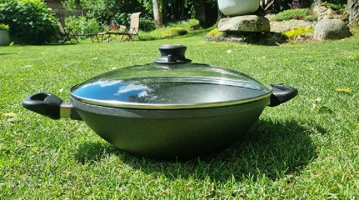 Woll keptuvė Diamond Titan Best Wok+dangtis