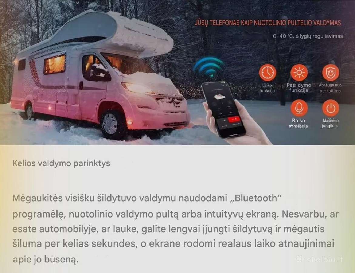 Dyzelinis šildytuvas Vevor su 220v adapteriu - nuotraukos Nr. 5