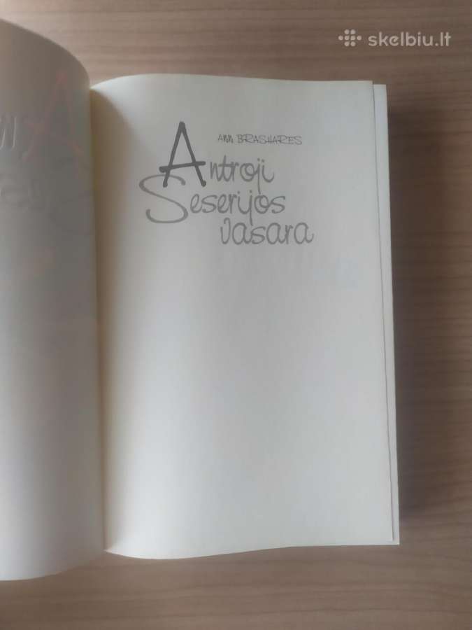 Ann Brashares "Antroji seserijos vasara" - nuotraukos Nr. 6