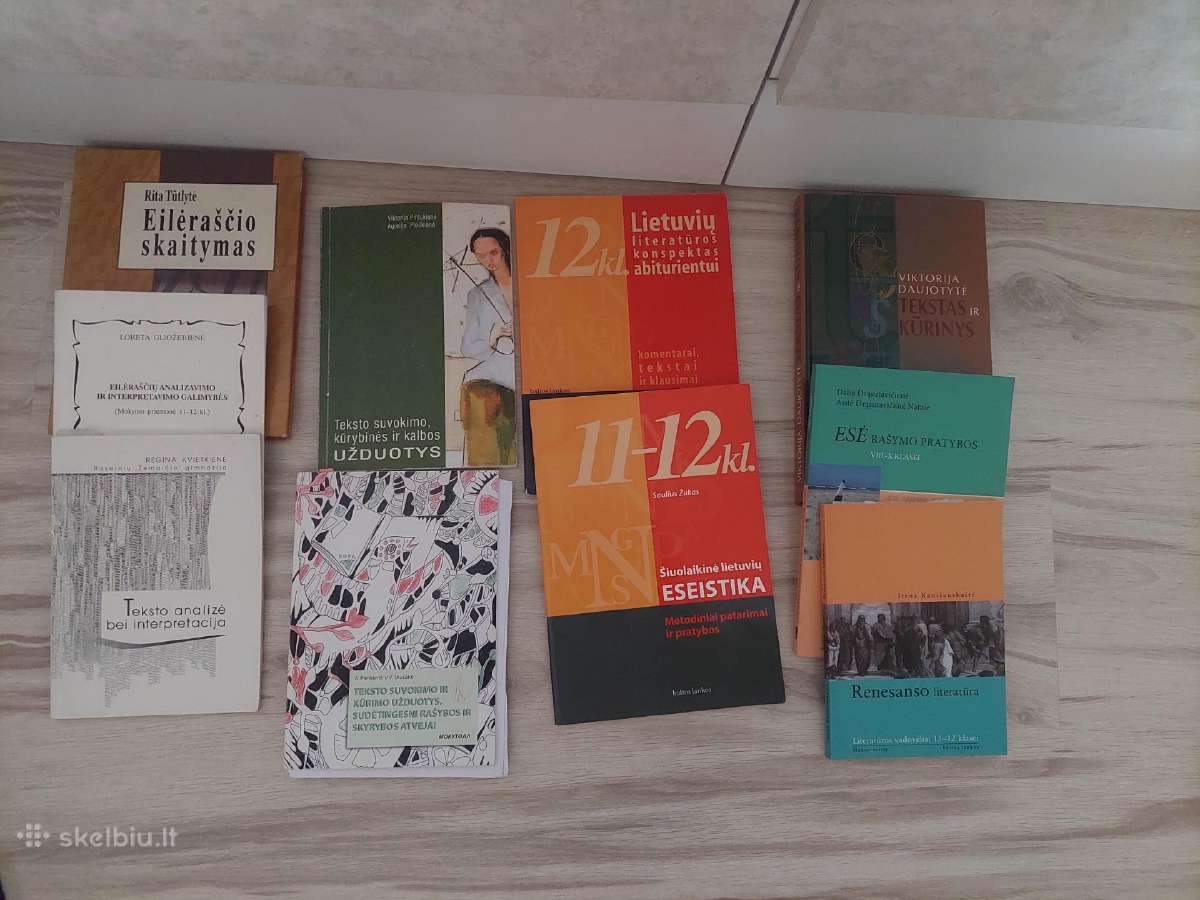 Knygos lietuvių literatūros mokymui
