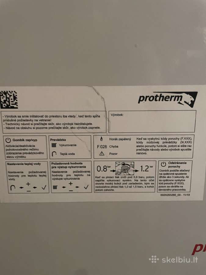 Parduodamas mažai naudotas Protherm Tiger Condens - nuotraukos Nr. 3