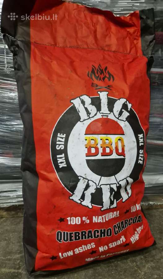 Quebracho Big Red medžio anglis 10 kg