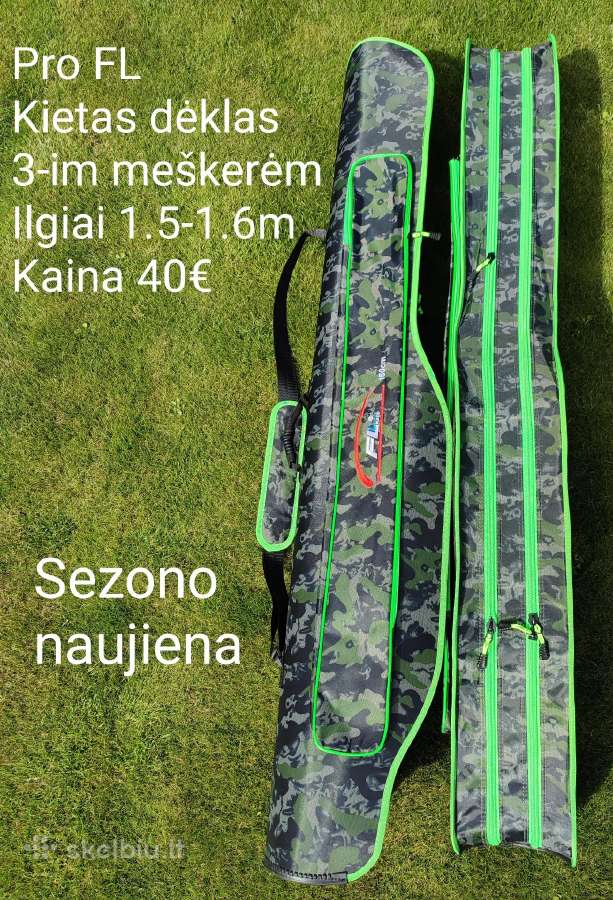 Dėklai meškerėm,platus pasirinkimas
