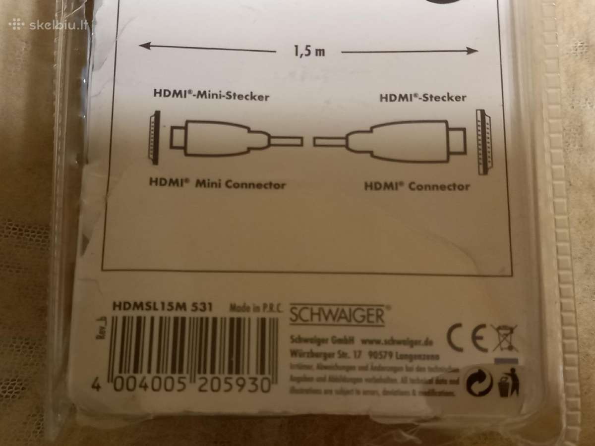 Hdmi - Hdmi mini - nuotraukos Nr. 3
