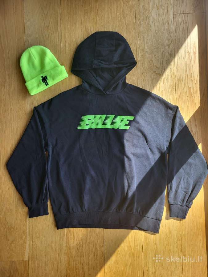 Billie Eilish džemperis ir kepurė