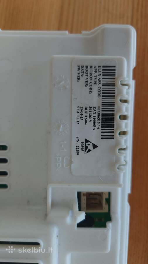 Aeg 9000 Lavamat skalbyklės džiovyklės valdiklis - nuotraukos Nr. 2