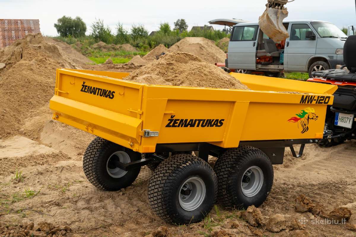Priekaba keturračiui, mini traktoriui Žemaitukas - nuotraukos Nr. 7