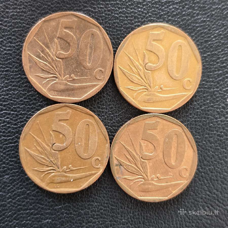 Pietų Afrika Par 50 cents 1996,2007,2008 - nuotraukos Nr. 2