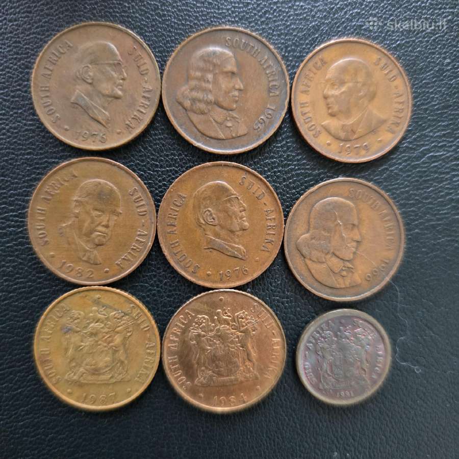 Pietų Afrika Par 20,10,5,2,1 cent - nuotraukos Nr. 3