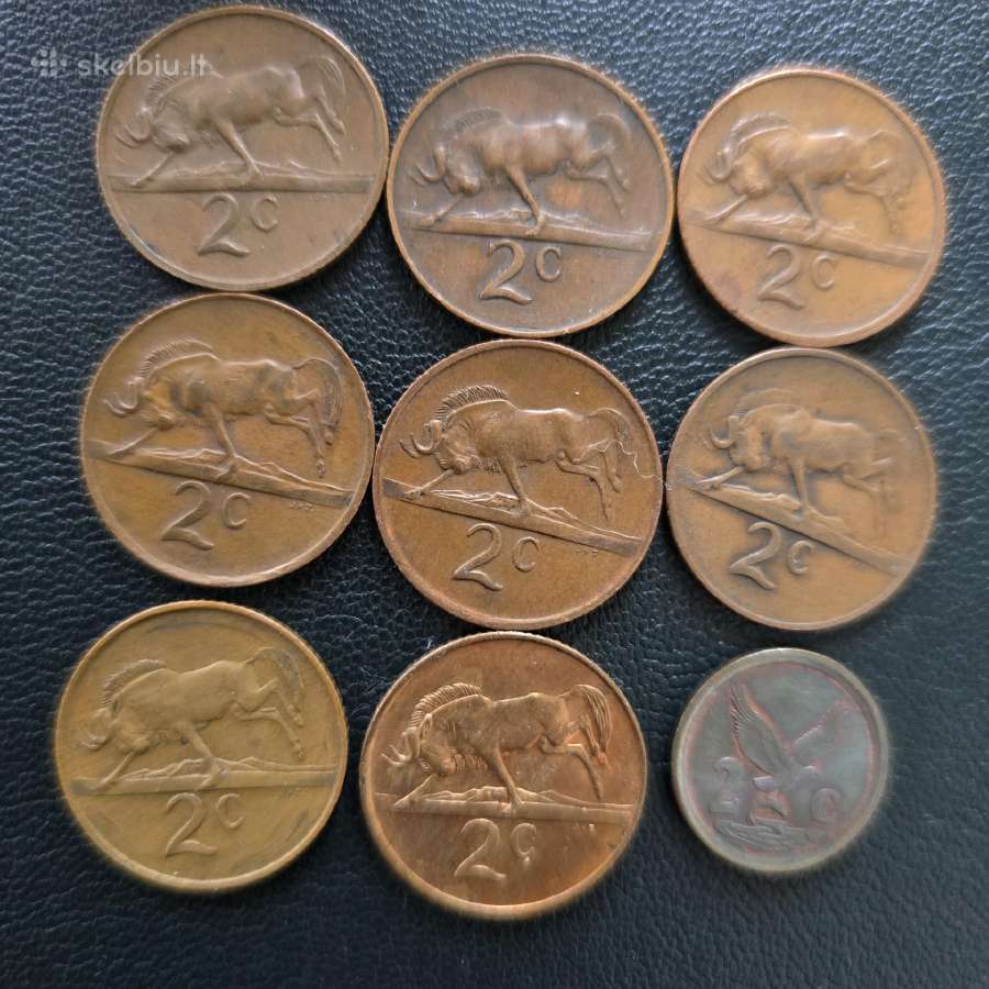Pietų Afrika Par 20,10,5,2,1 cent - nuotraukos Nr. 4