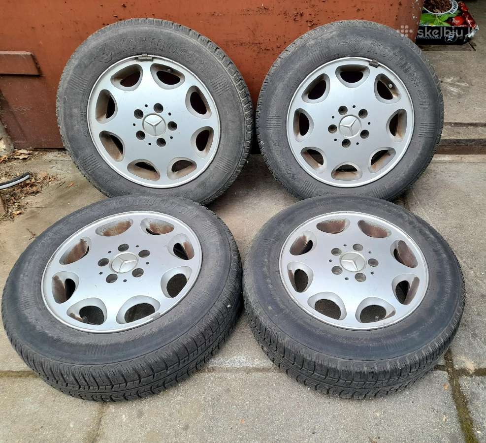 Mercedes Benz W124 ratlankiai su padangomis - nuotraukos Nr. 2
