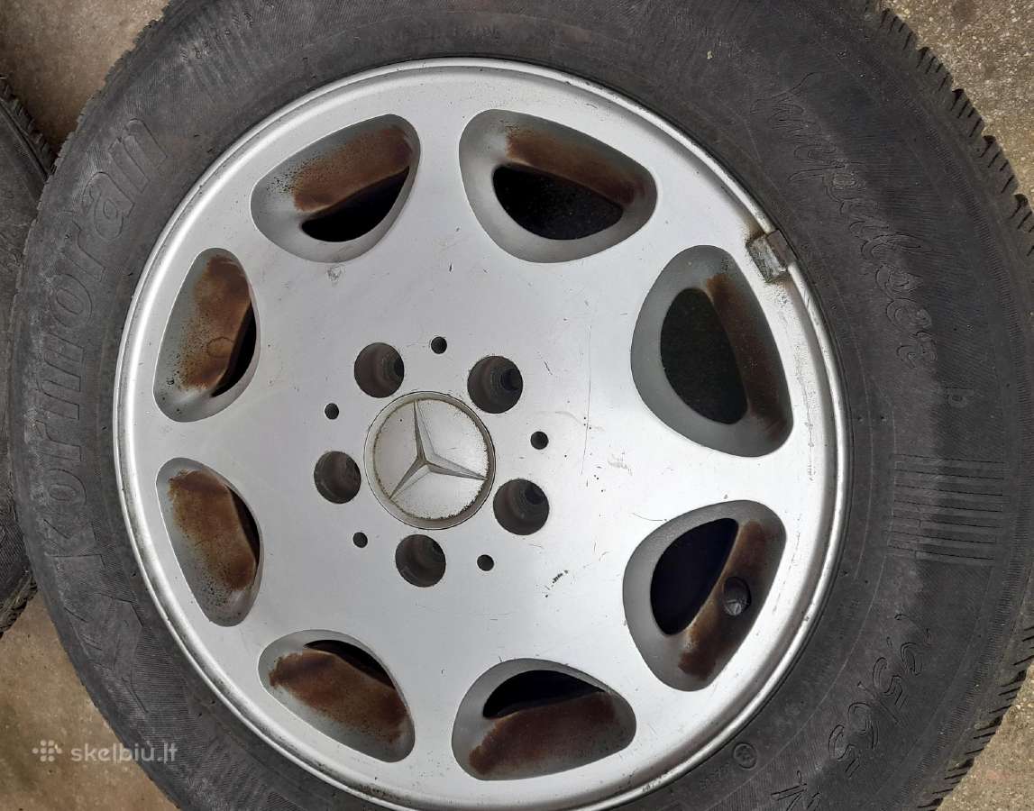 Mercedes Benz W124 ratlankiai su padangomis - nuotraukos Nr. 4