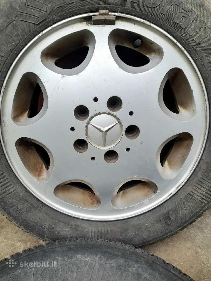 Mercedes Benz W124 ratlankiai su padangomis - nuotraukos Nr. 5