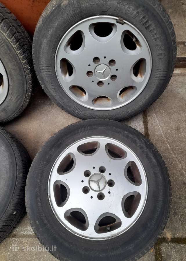 Mercedes Benz W124 ratlankiai su padangomis - nuotraukos Nr. 7