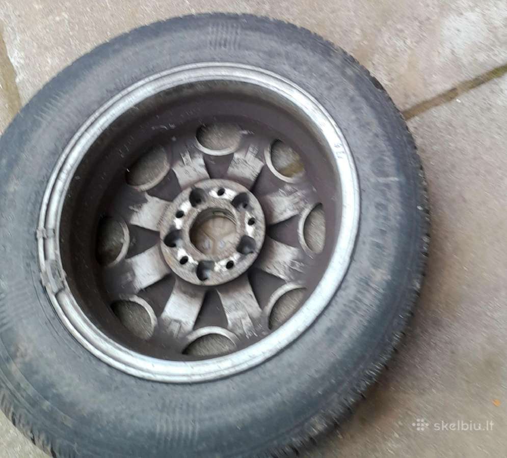Mercedes Benz W124 ratlankiai su padangomis - nuotraukos Nr. 13