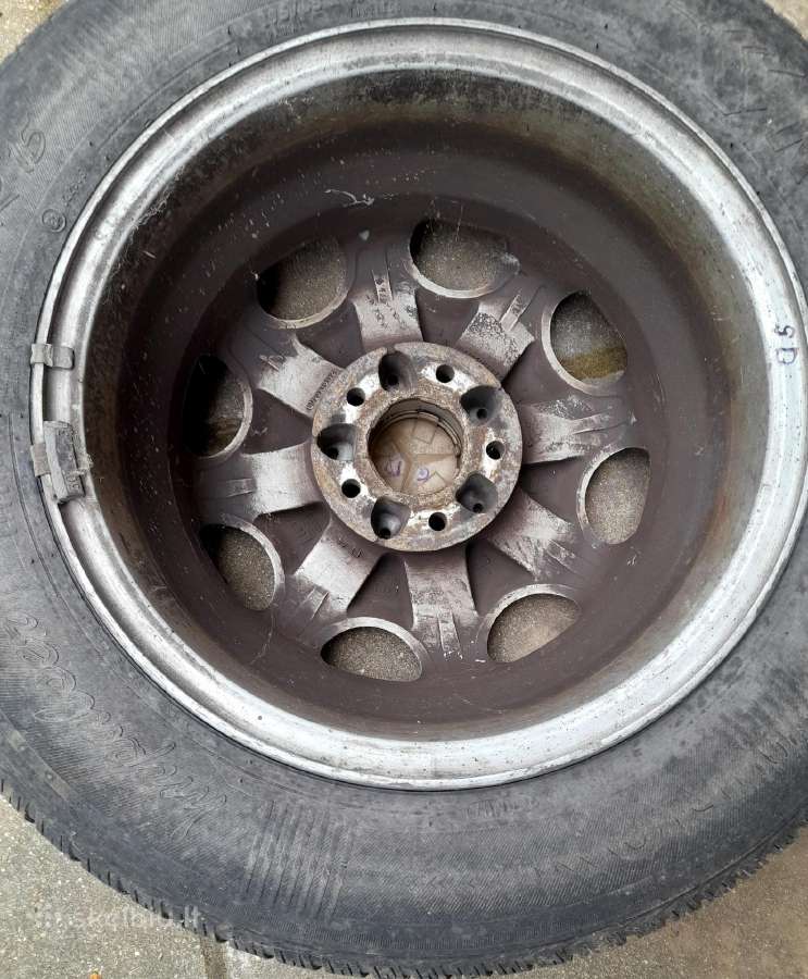 Mercedes Benz W124 ratlankiai su padangomis - nuotraukos Nr. 14