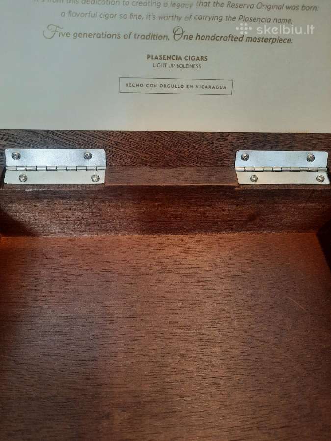 92. Cigarų dėžė Plasencia Reserva Original - nuotraukos Nr. 3