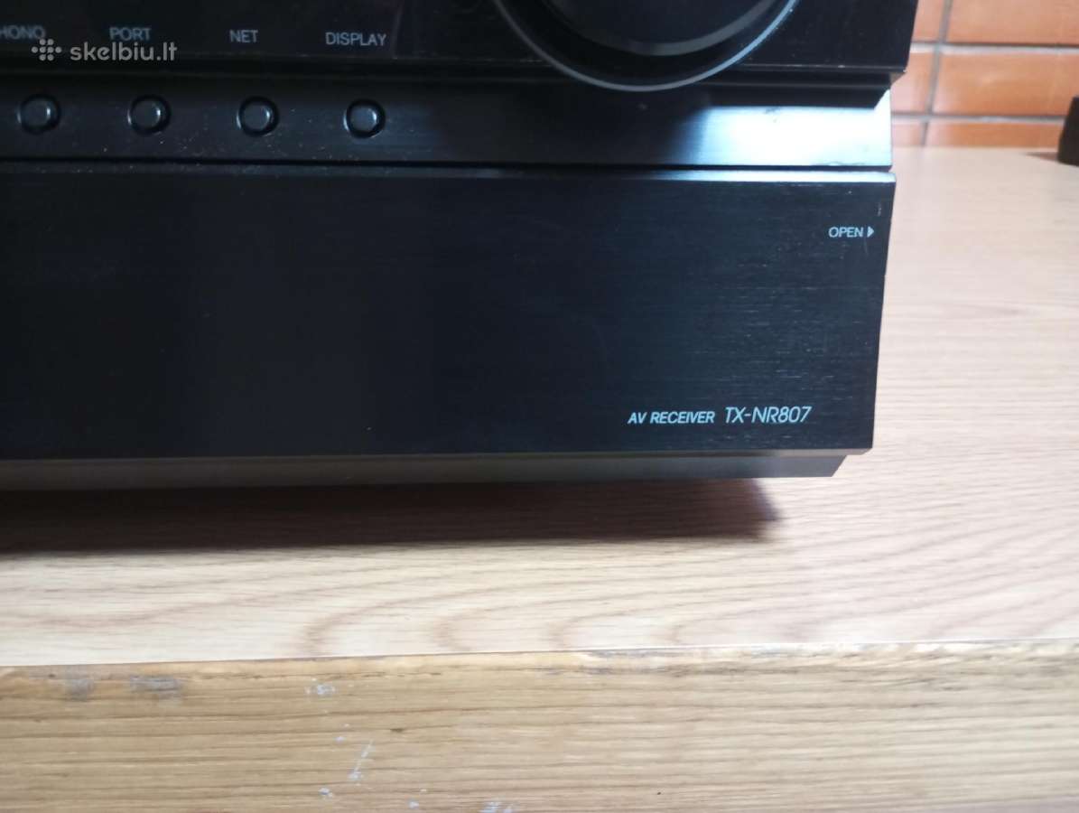 Stiprintuvas Onkyo Tx- Nr 807 - nuotraukos Nr. 3