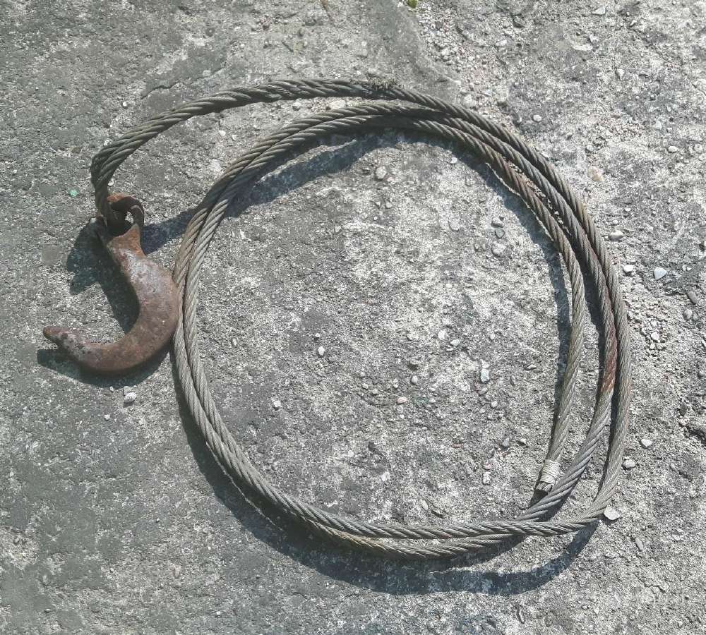 Trosas su kabliu ilgis 3.5m., D1.5cm