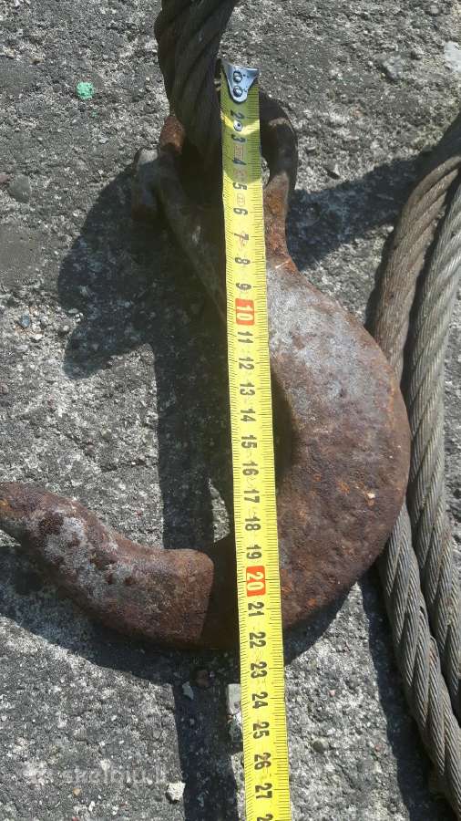 Trosas su kabliu ilgis 3.5m., D1.5cm - nuotraukos Nr. 3
