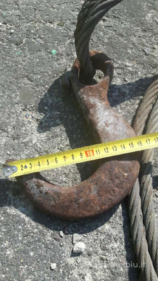 Trosas su kabliu ilgis 3.5m., D1.5cm - nuotraukos Nr. 4