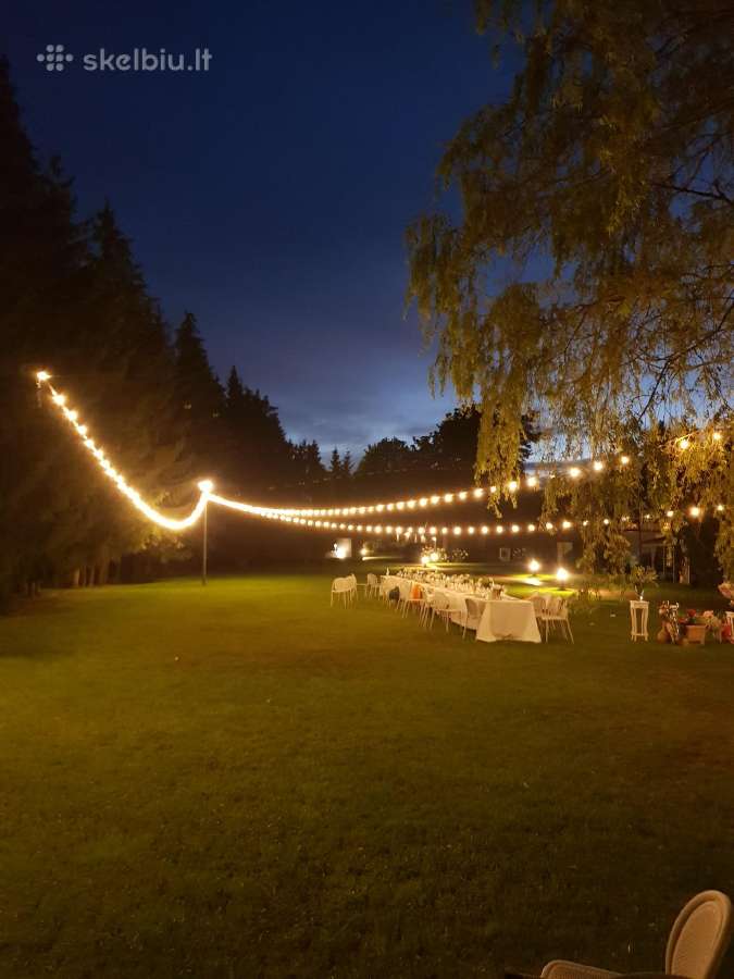  kj LED lauko lempučių girliandų nuoma - nuotraukos Nr. 2