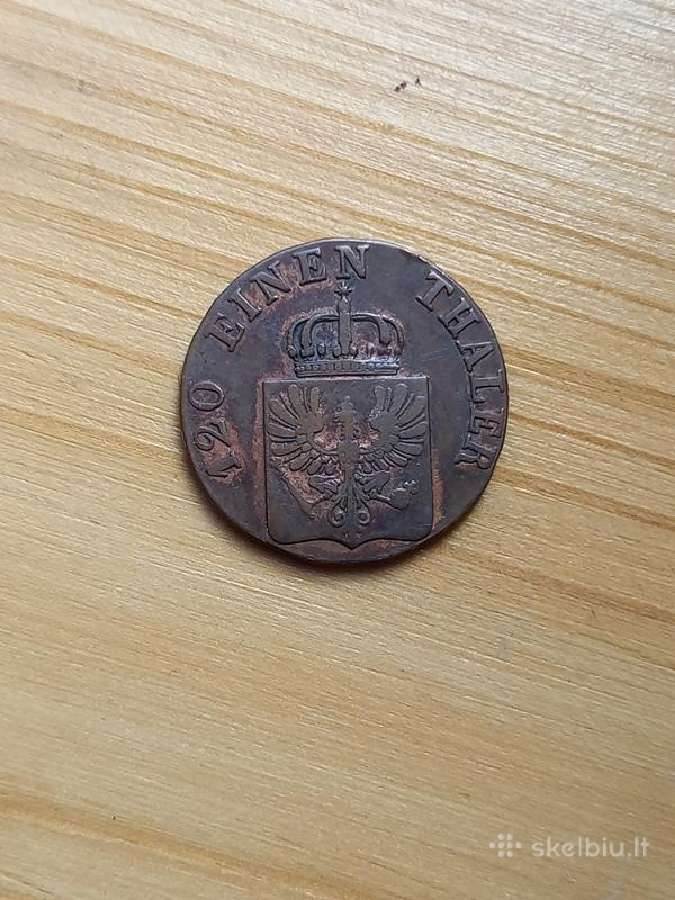 Vokietija- Prūsija 1844 3 pfenigai - nuotraukos Nr. 2