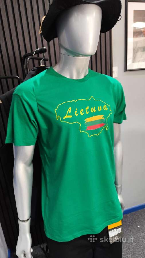Marškinėliai Lietuva (žali balti, juodi) po 10 eur - nuotraukos Nr. 4