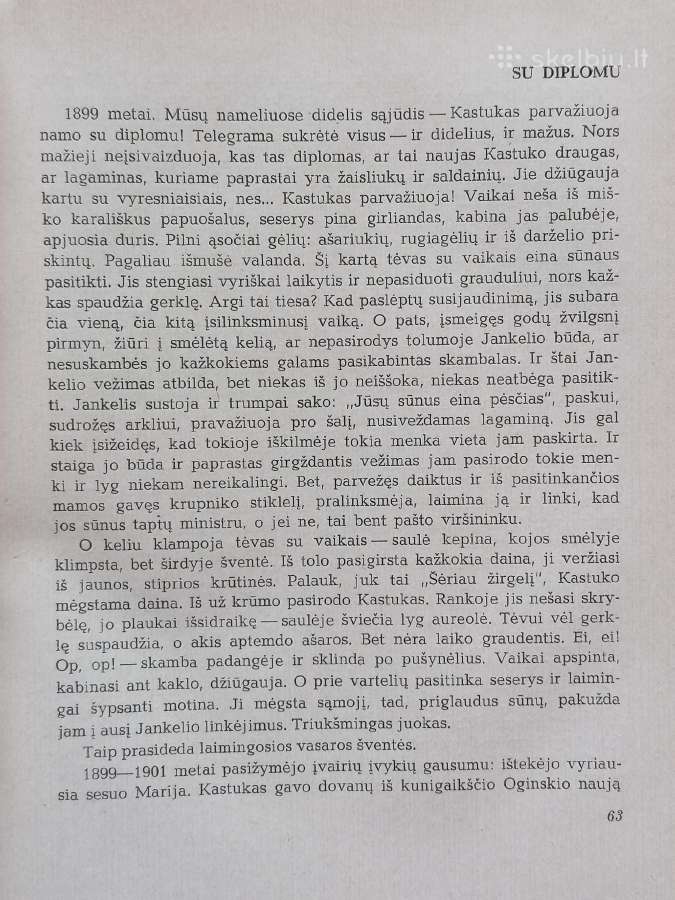 J.čiurlionytė ,Atsiminimai apie M.k Čiurlionį'' - nuotraukos Nr. 4