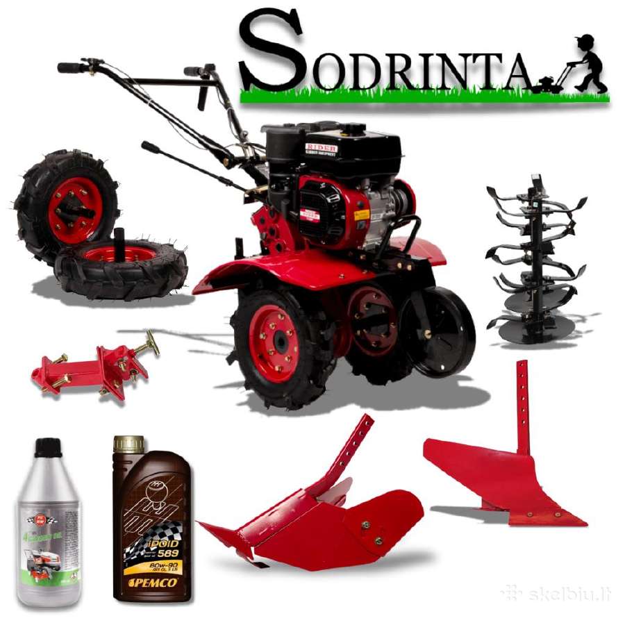 Benzininis kultivatorius Rider R-850/3 Didelė komp