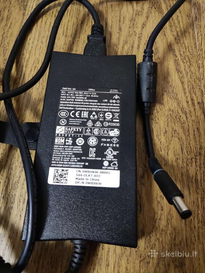 Dell, Hp, Lenovo kompiuterių įkrovikliai - nuotraukos Nr. 6
