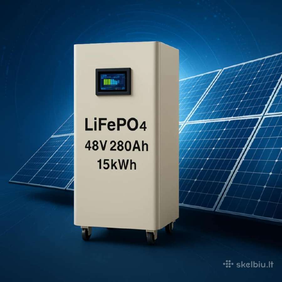 48v kaupiklis akumuliatorius 16kwh lifepo4