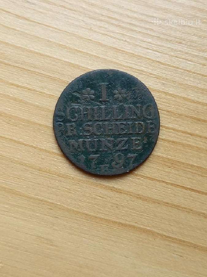 Vokietija- Prūsija 1797 1 šilingas
