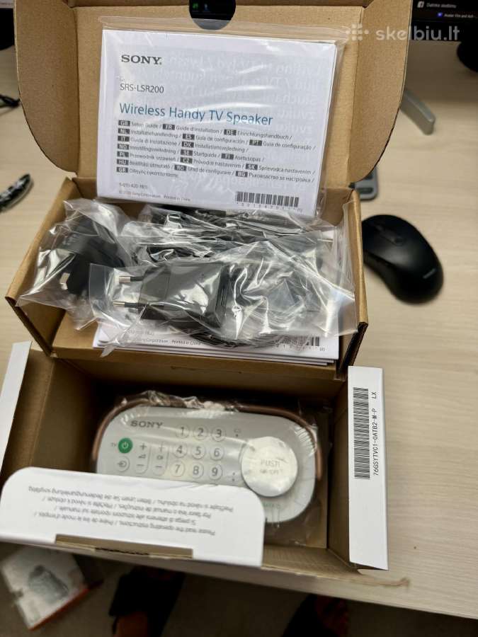 Naujas valdymo pultas Sony Wireless Handy TV Speak - nuotraukos Nr. 3