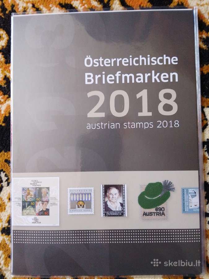 2018 m., Austrija, pašto ženklų rinkinys
