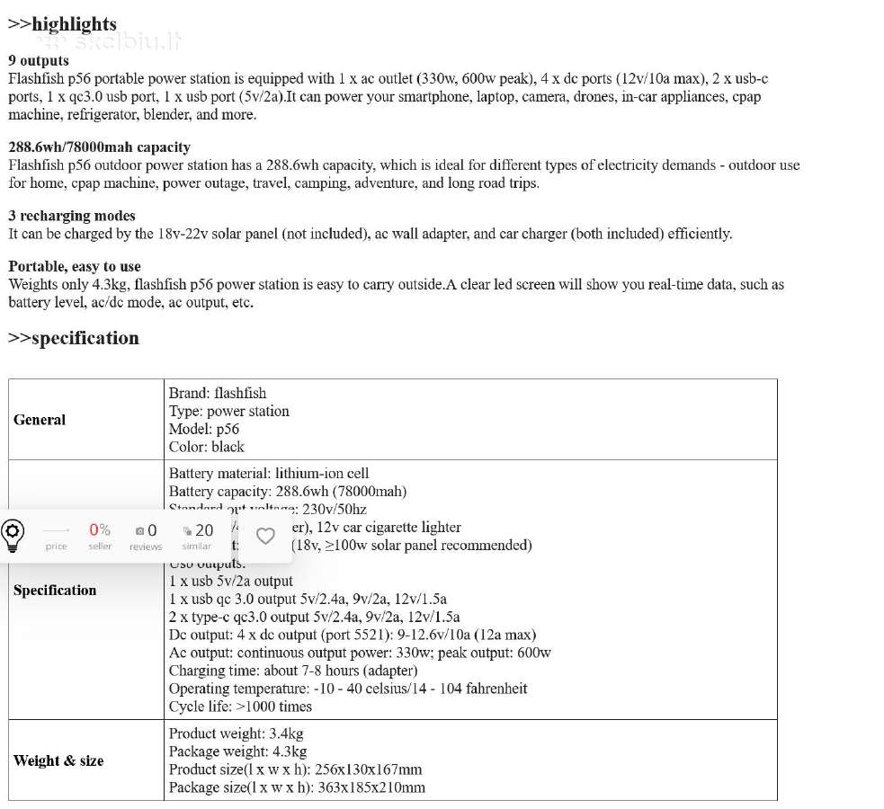 Maitinimo blokas 30v10a ir 330 W energijos stotelė - nuotraukos Nr. 26