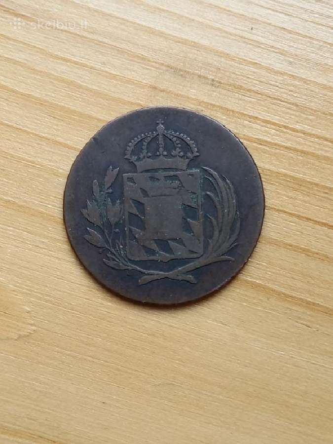 Vokietija- Bavarija 1806 1 kreiceris - nuotraukos Nr. 2