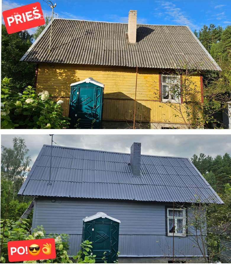 Medinių-dekoro Fasadų dažymas-stogų Dažymas! - nuotraukos Nr. 35