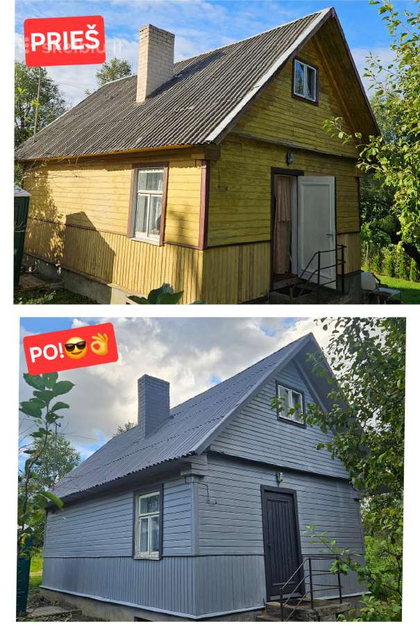 Medinių-dekoro Fasadų dažymas-stogų Dažymas! - nuotraukos Nr. 36