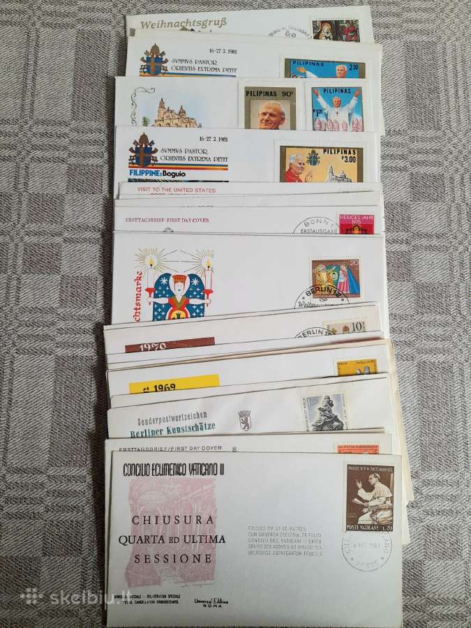 Religiniai pirmos dienos vokai 1965-1995m