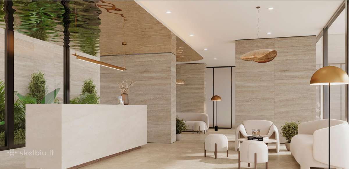 Travertino plytelės vidaus sienų apdailai